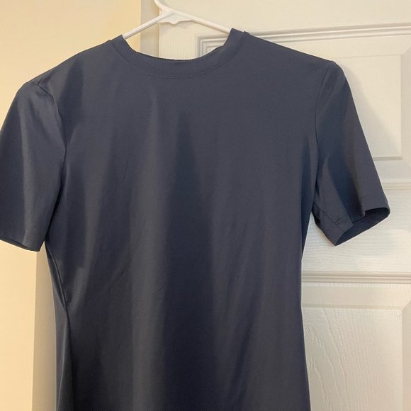 Theory Slim Navy Tee - S - Picture 2 of 4